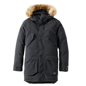 NEW, L.L Bean Men's Maine Mountain Parka in Black Sz L #C4739